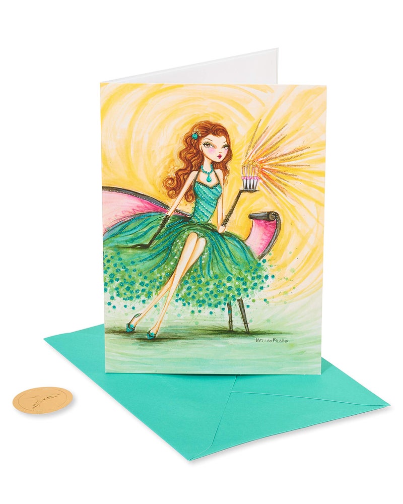 Papyrus Birthday Card for Her - Designed by Bella Pilar (Celebrate in Style) - Image 4